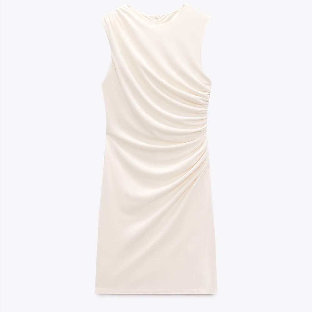Gathered Short Dress